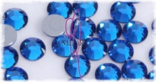 Strass blauw